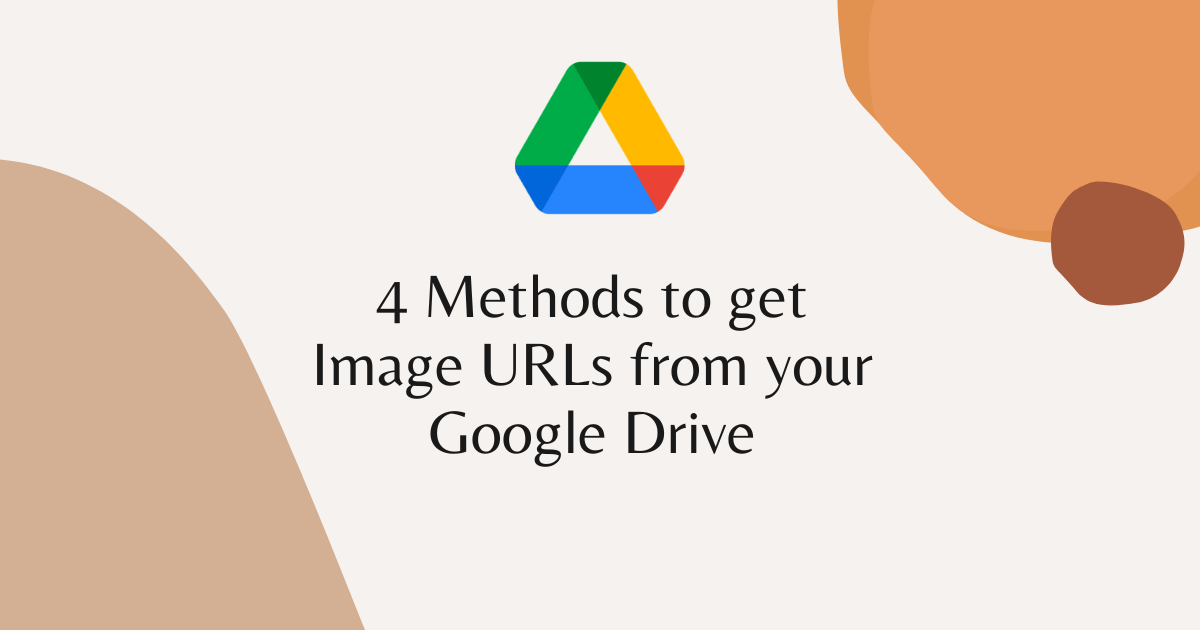 how to get google drive image link